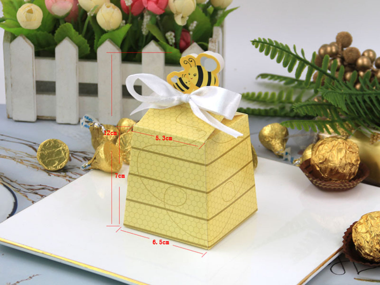 Bee favor box-1st birthday party favor boxes-Bumble Bee hive favor boxes-small gift box-candy boxes for Child's birthday party,baby shower