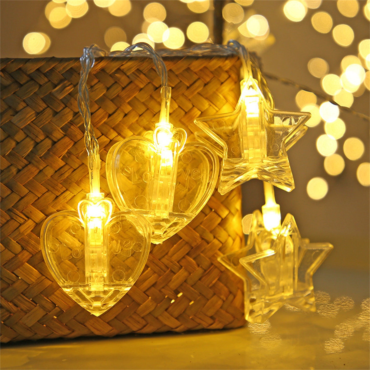 Hanging Photo String Lights-Star shaped LED photo display string lights wall decor-Hanging Fairy photo lights-bedroom photo string lights