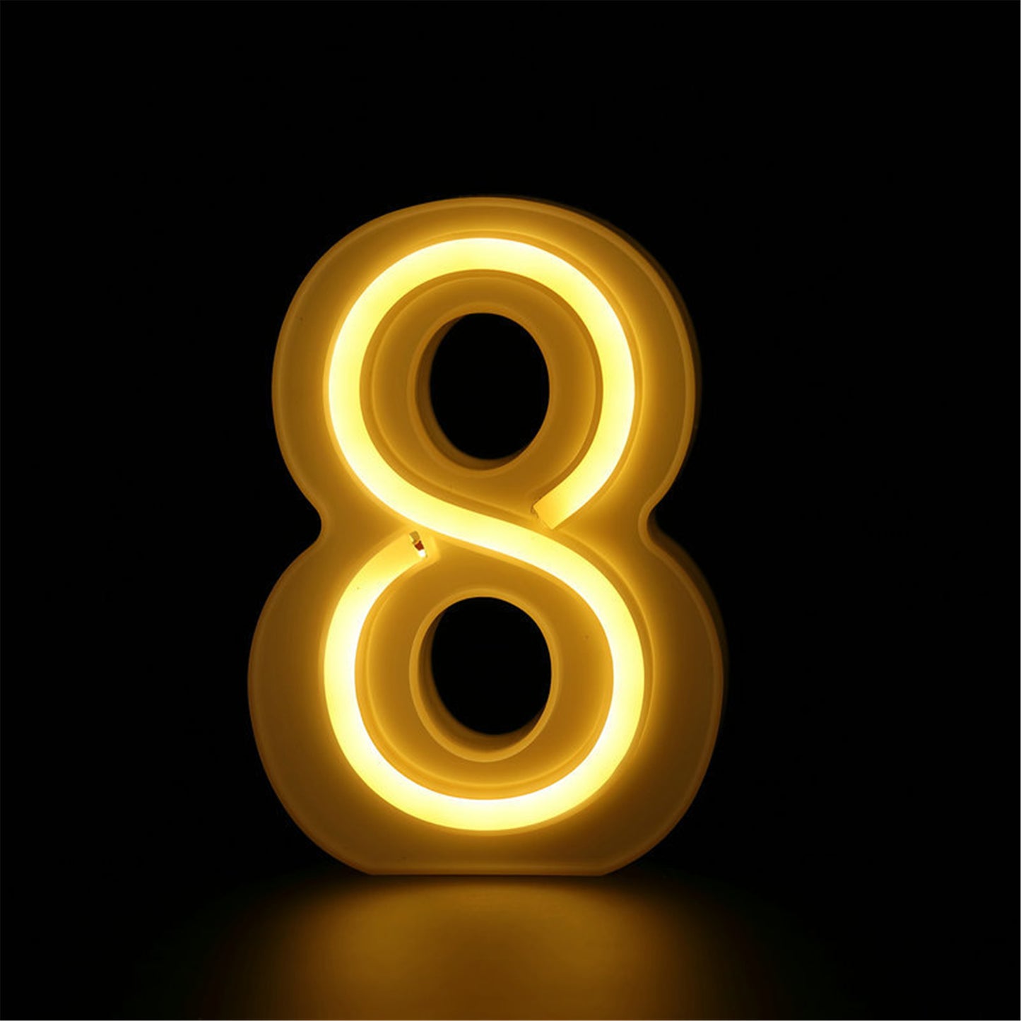 16cm Neon Alphabet Letter LED lights-Battery & USB Operated LED letter lights-Fairy led light for wedding birthday party backdrop decoration