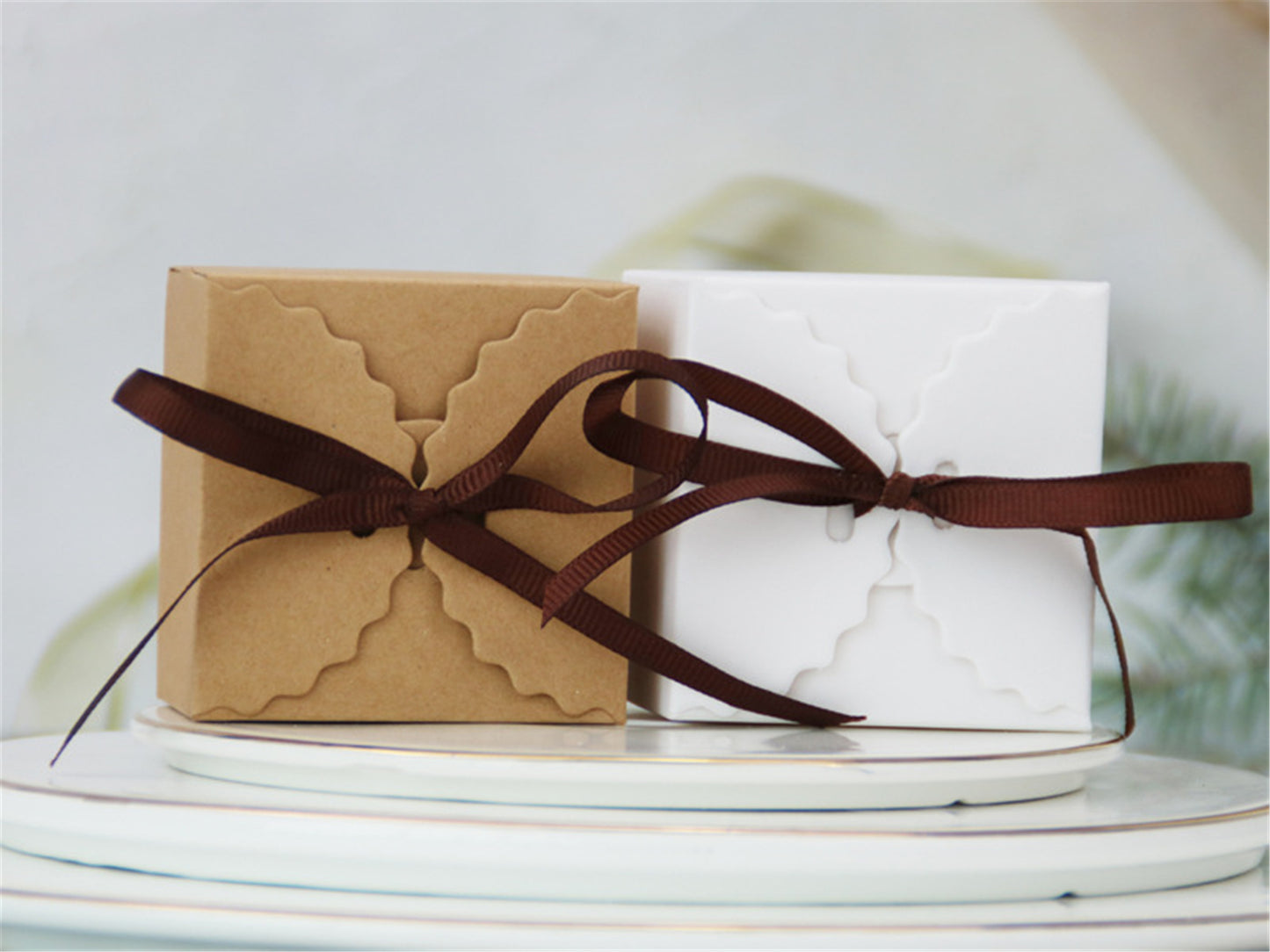 Brown Kraft party Favor boxes-Rustic wedding favor box-candy box,gift boxes-Wedding favour gift boxes-treat candy boxes-party favor boxes