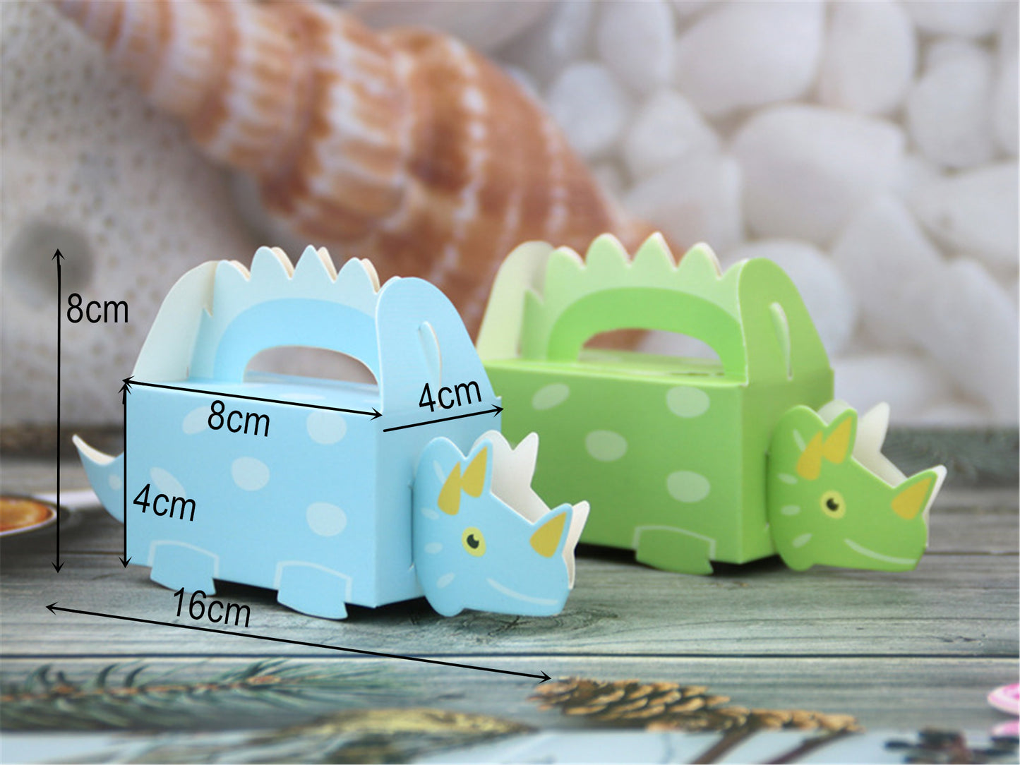 Dinosaur Party Favor Boxes-Kid's party surprise favor boxes-Sweet candy boxes-Birthday party gift boxes for Children dinosaur party decor