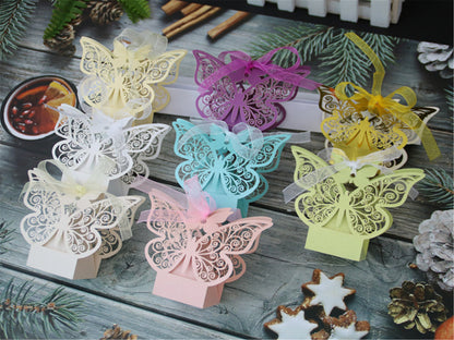 Butterfly party favor box-Butterfly candy box-Treat boxes-candies bags-gift box-Butterfly theme box for butterfly birthday party decoration