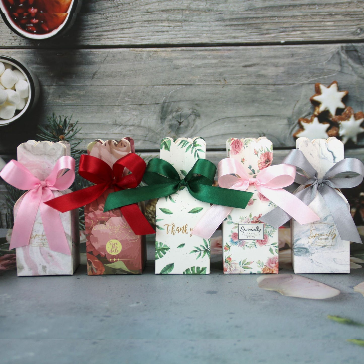 Classic Wedding party favor boxes-Wedding candy box-Bridal favor boxes-treat boxes-party candy box-engagement party hen party favor boxes