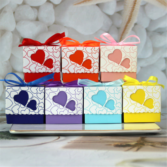 Wedding favor boxes-Sweet Heart wedding candy boxes-Rustic wedding gift box for guests-Wedding favor ideas-Wedding favor box-wedding decor