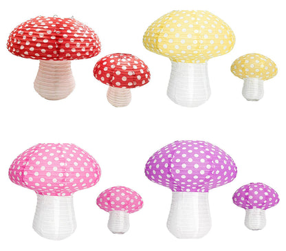 Mushroom paper lantern Chinese paper lanterns for wedding ,party home decor-Kindergarden classroom