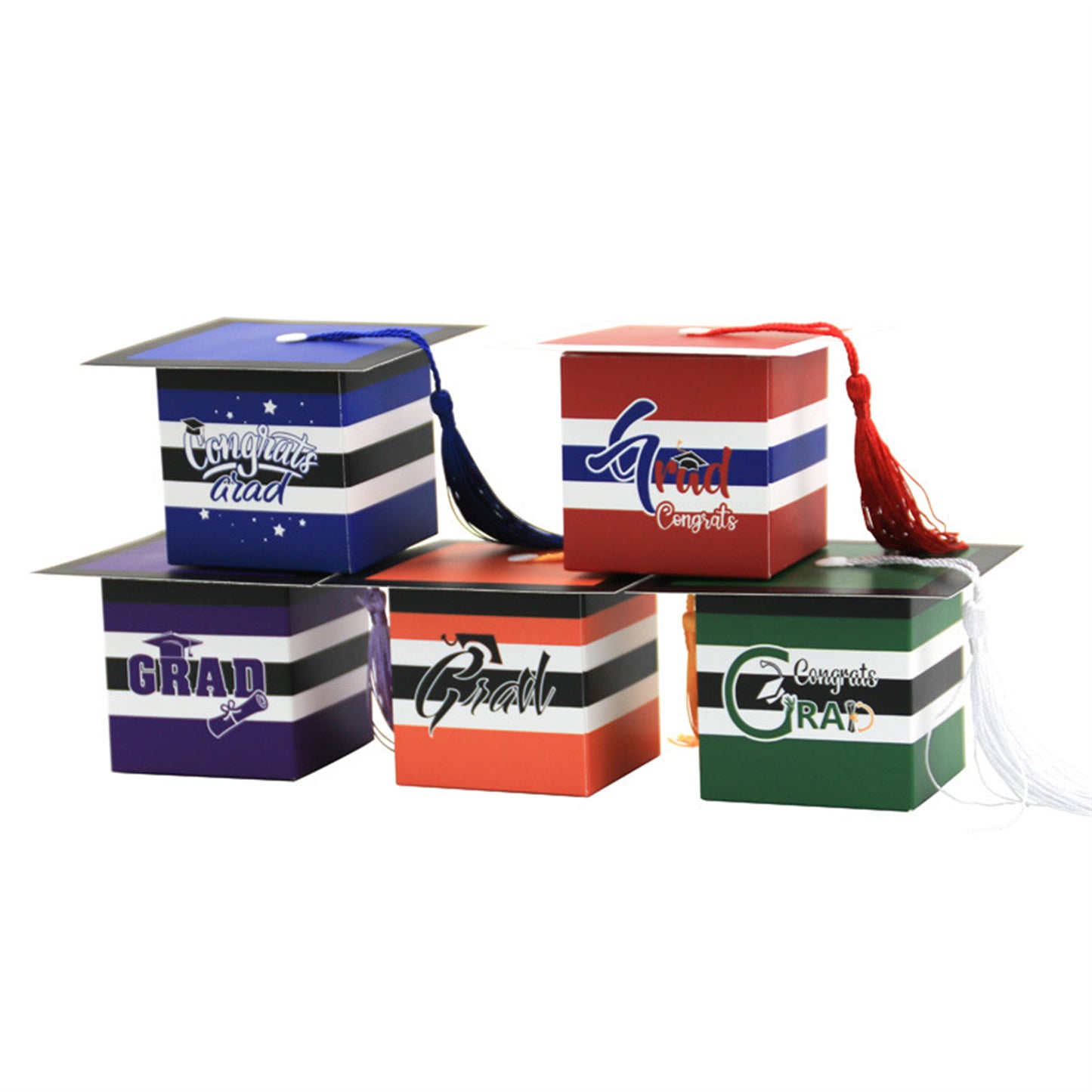 Graduation Candy Boxes-Cap Shaped boxes-Congratulation gift boxes-Party favor box-Candy favor box-gift packing box for 2022 party surprise