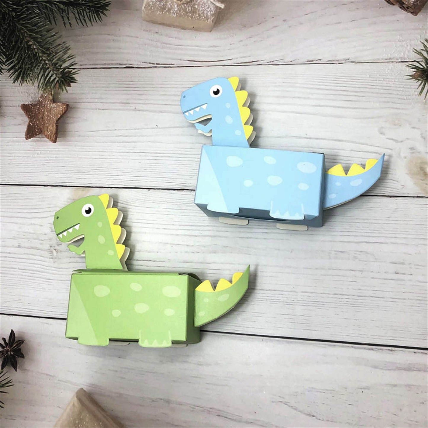 T-Rex Dinosaur Party Favor Boxes-baby favor boxes-Treat boxes-Sweet candy boxes-Birthday party gift boxes for Children dinosaur theme party