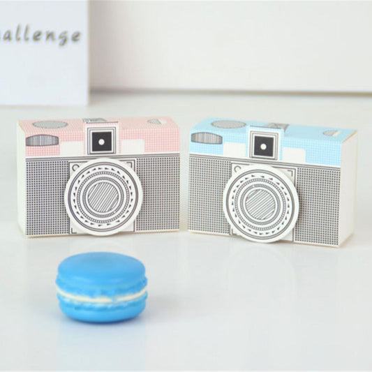 Camera Party favor boxes-Camera candy box-Camera treat box-creative wedding favor boxes-Pink blue camera gift boxes for birthday party