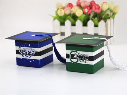 Graduation Candy Boxes-Cap Shaped boxes-Congratulation gift boxes-Party favor box-Candy favor box-gift packing box for 2022 party surprise