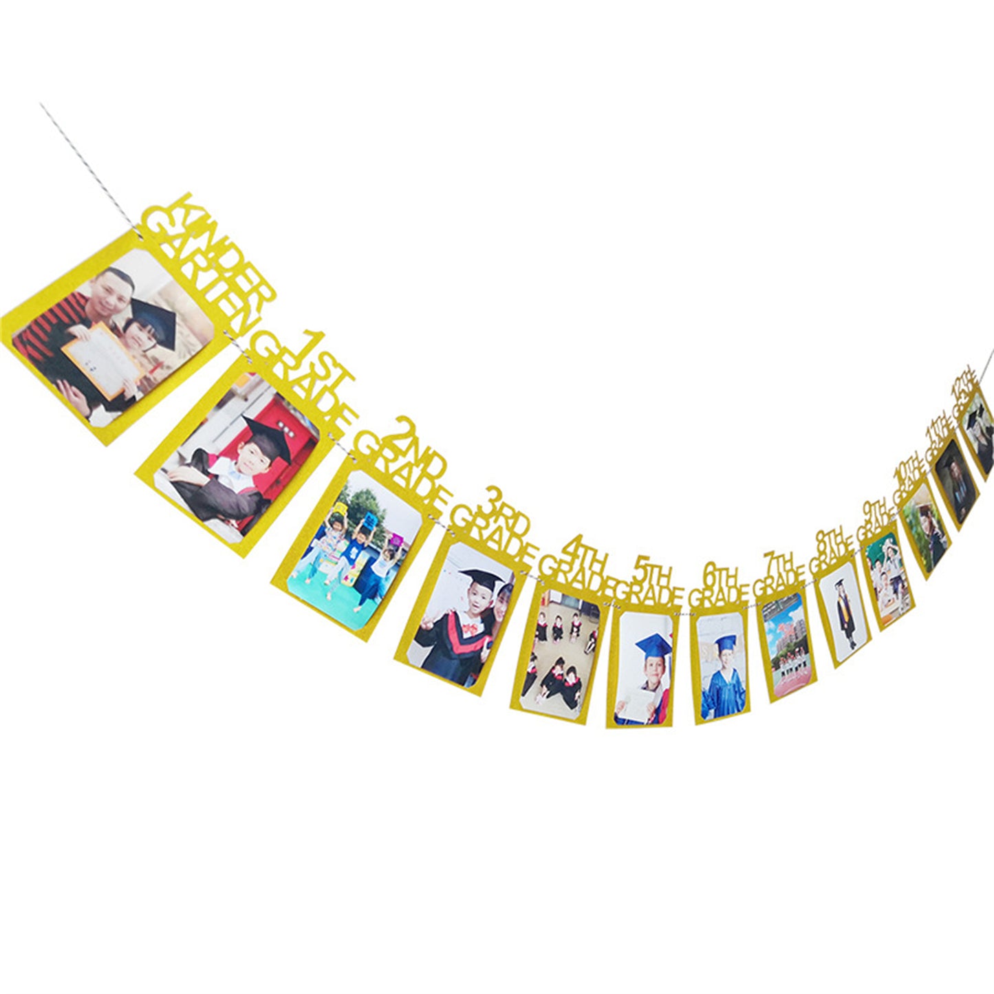 Graduation Photo Banner-Graduation party photo banner from kindgarten to 12th grade-college graduation picture banner for 2021 grad party