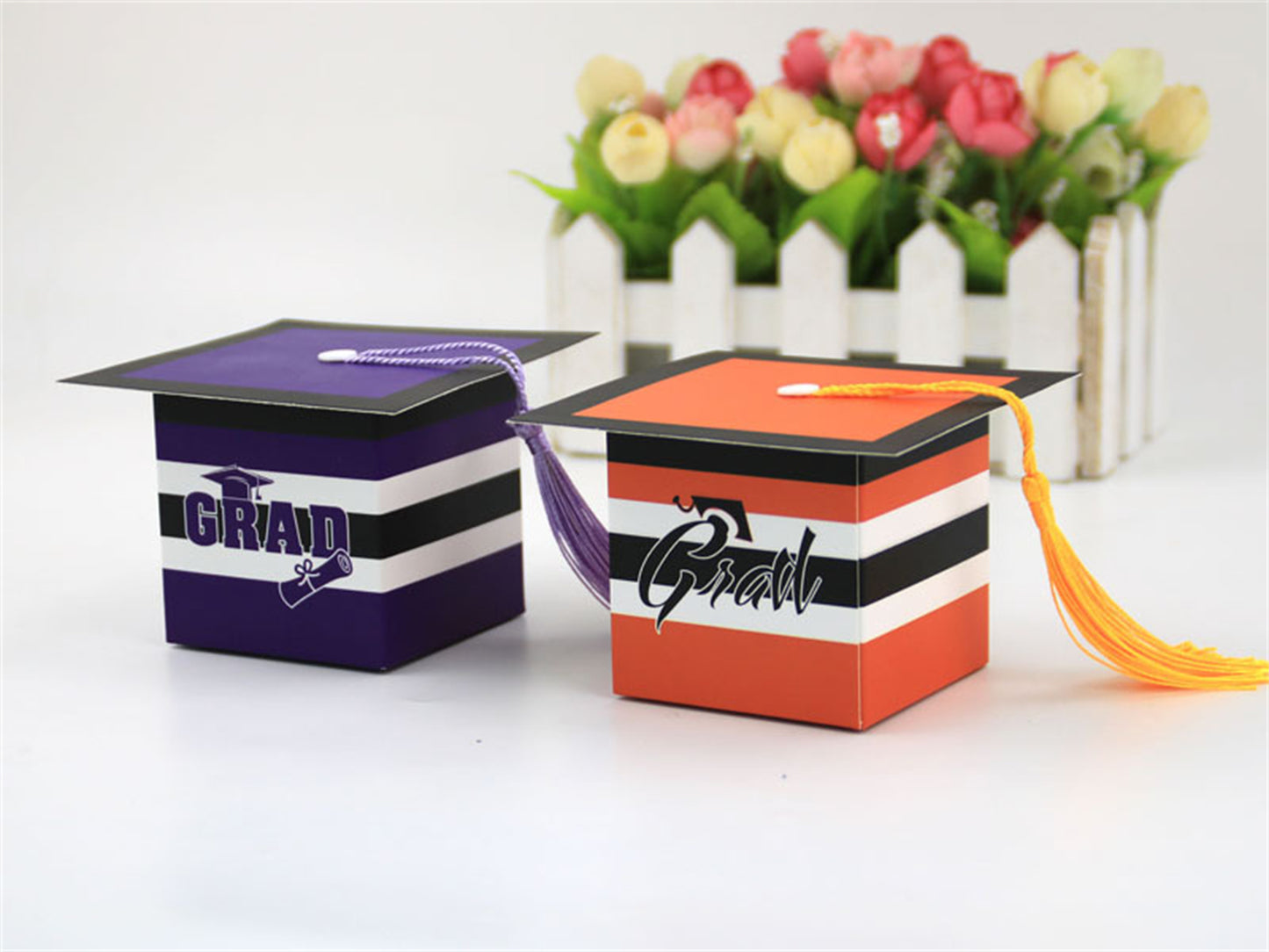 Graduation Candy Boxes-Cap Shaped boxes-Congratulation gift boxes-Party favor box-Candy favor box-gift packing box for 2022 party surprise