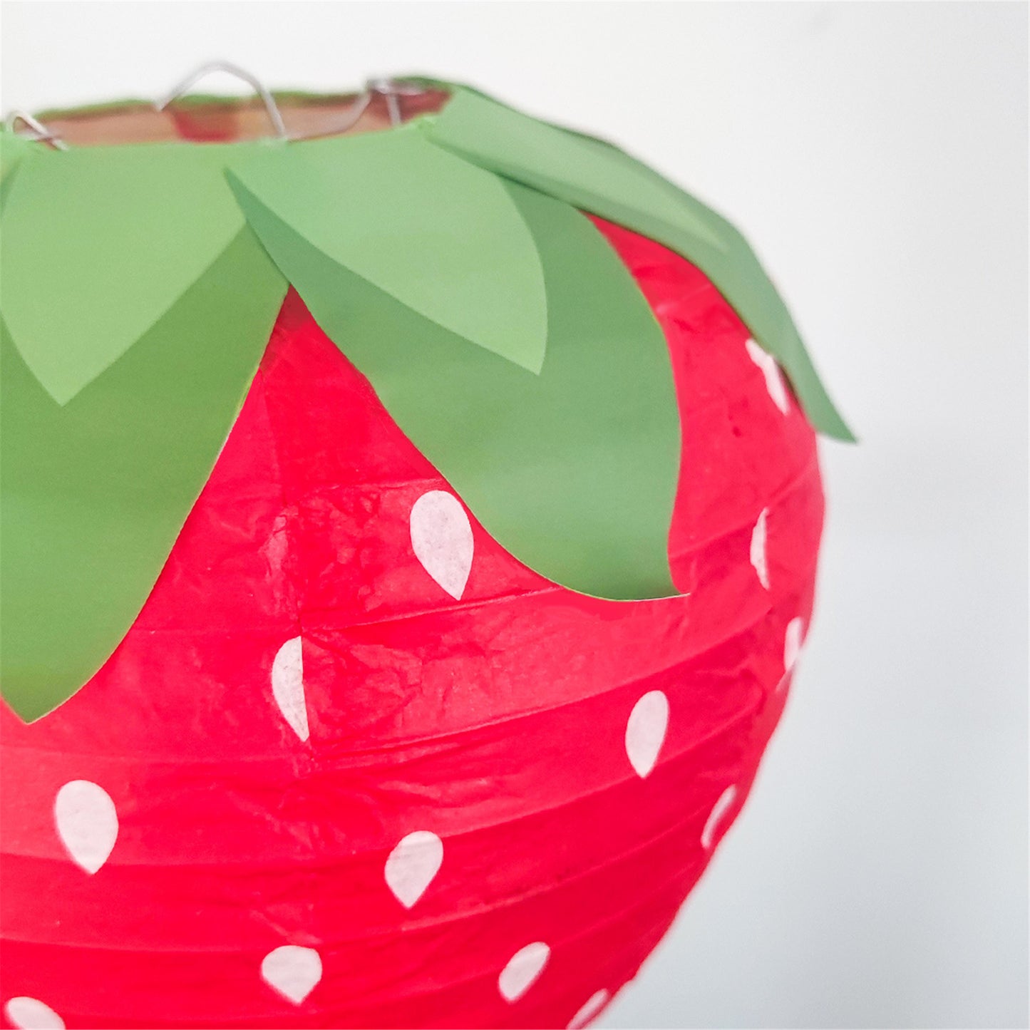 Strawberry paper lantern-Chinese paper lanterns for wedding ,party home decor-Kindergarden classroom holiday party supplies