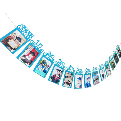 Graduation Photo Banner-Graduation party photo banner from kindgarten to 12th grade-college graduation picture banner for 2021 grad party