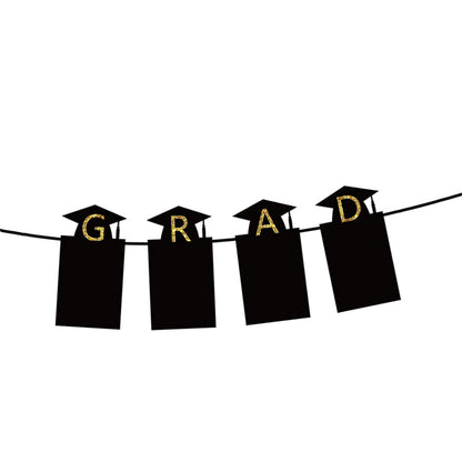 Graduation Photo Banner-CONGRATS GRAD Graduation picture banner,Graduation banner-High school,College graduation-Grad Party photo banners