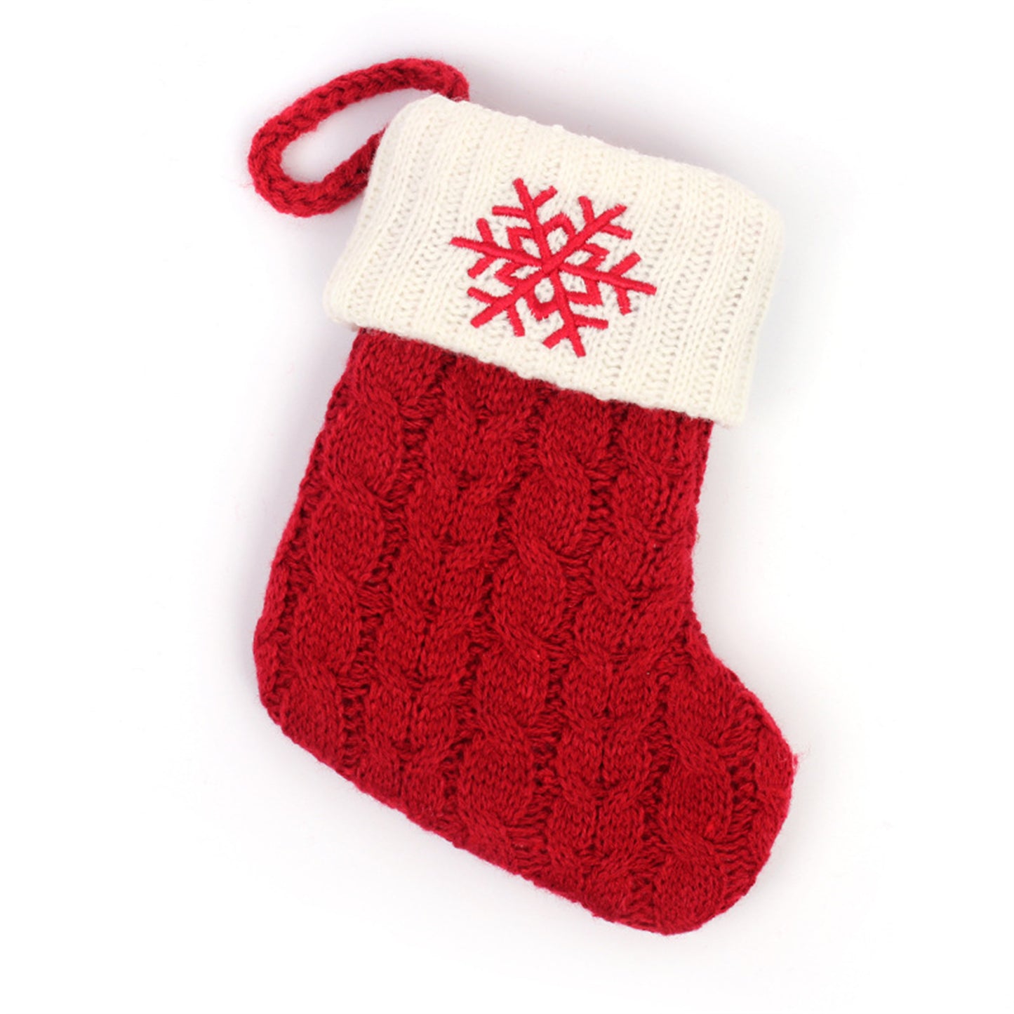 Christmas stockings with embroidered letters from A to Z,