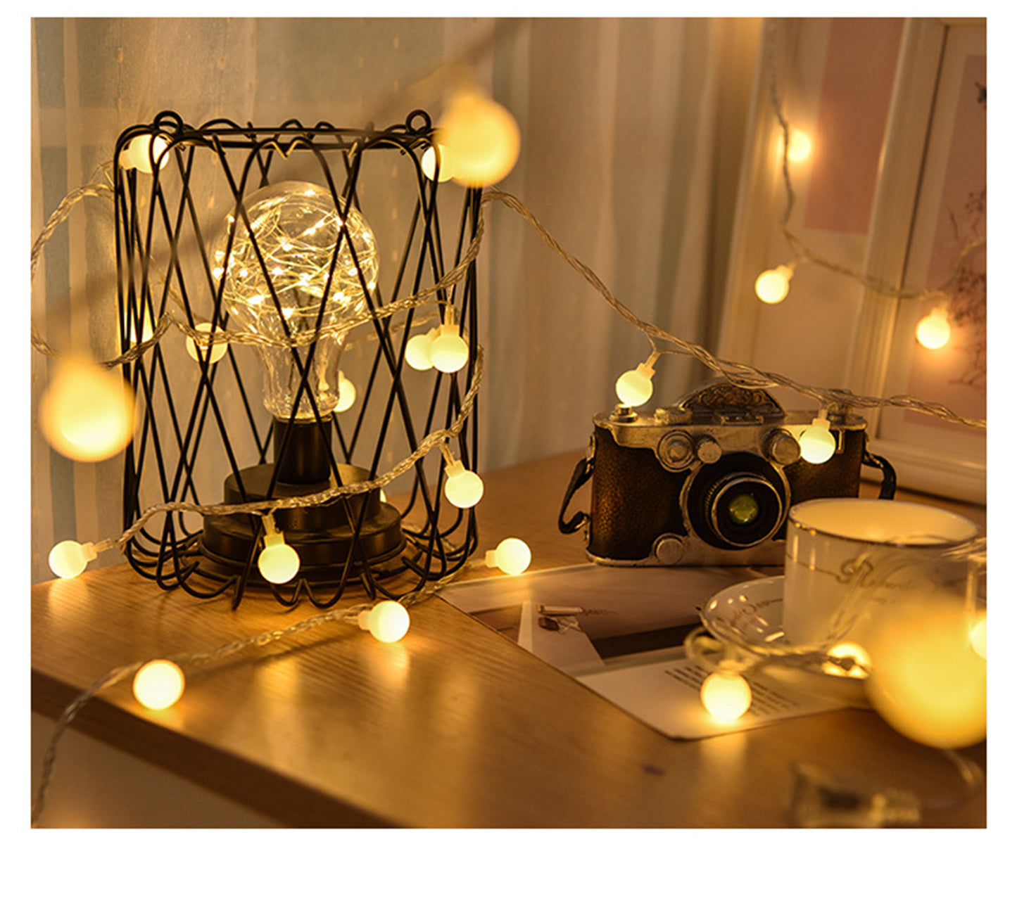 Led String lights-Led Ball String Lights-Fairy string lights-Hanging led ball string lights-outdoor party string lights for home decorations