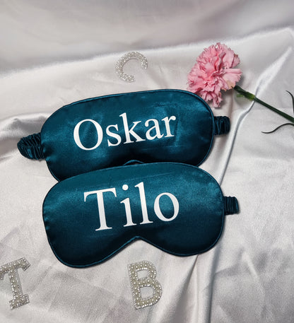 Personalized Sleep Mask Customized Eye Masks Custom Satin Eye Mask Bridesmaid Propossal Gift Custom Gift For Bridesmaid Bachelor party gifts