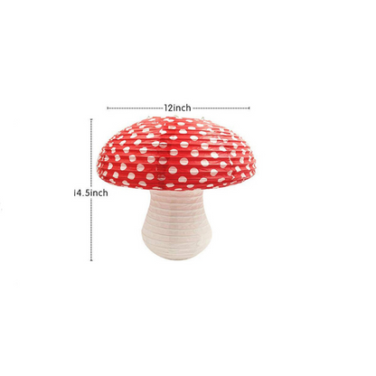 Mushroom paper lantern Chinese paper lanterns for wedding ,party home decor-Kindergarden classroom