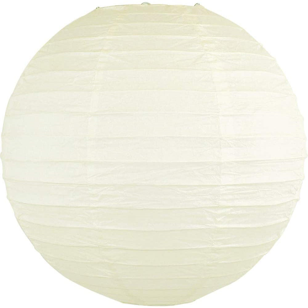 36pcs Paper Lanterns with Led Light Set-Mixed size round paper lantern lamp shade-Led light with battery