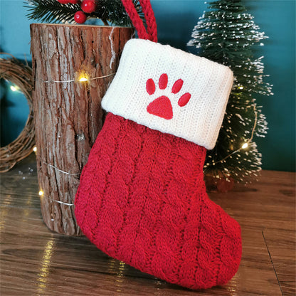 Christmas stockings with embroidered letters from A to Z,