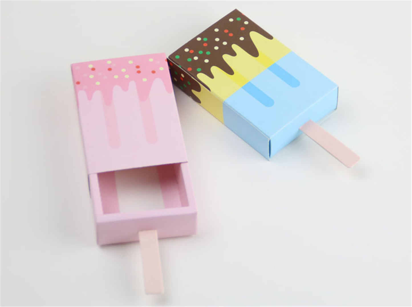 Ice Cream Shaped Candy favor boxes-Ice Cream Pop Boxes-Gift Boxes-Baby shower candy boxes-treat boxes-Birthday party sweet candy boxes