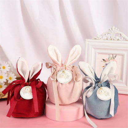 Bunny Candy bags-Easter bunny bags-Jewelry Organizer--Gift packing bags-Sweet gift favor for wedding,birthday party,babay shower candy bags