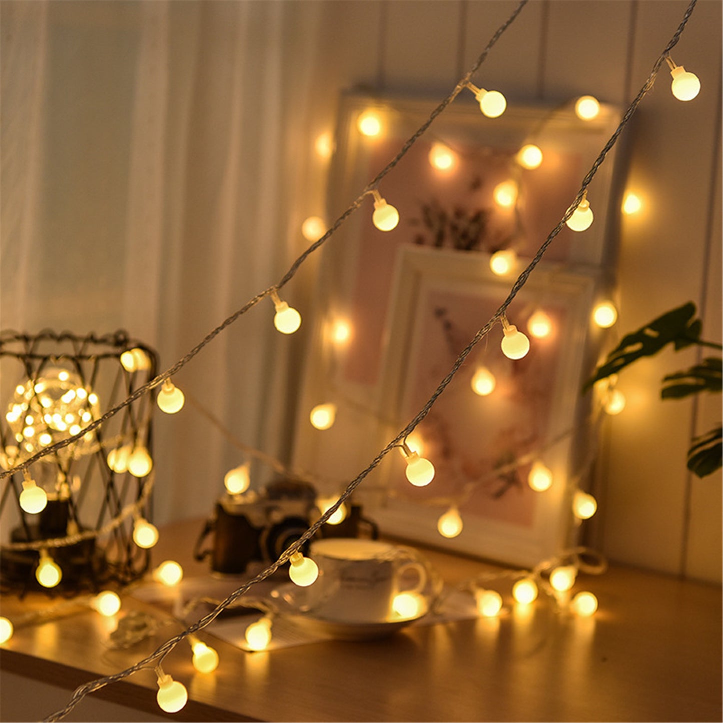 Led String lights-Led Ball String Lights-Fairy string lights-Hanging led ball string lights-outdoor party string lights for home decorations