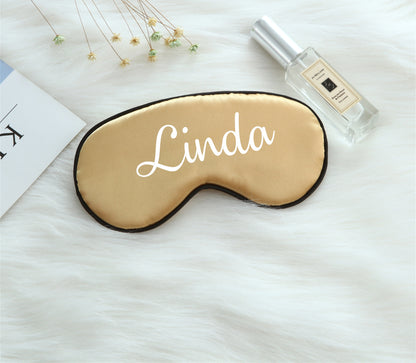 Personalized Eye Mask for sleeping-Custom Sleep mask for Bridesmaid proposal gift