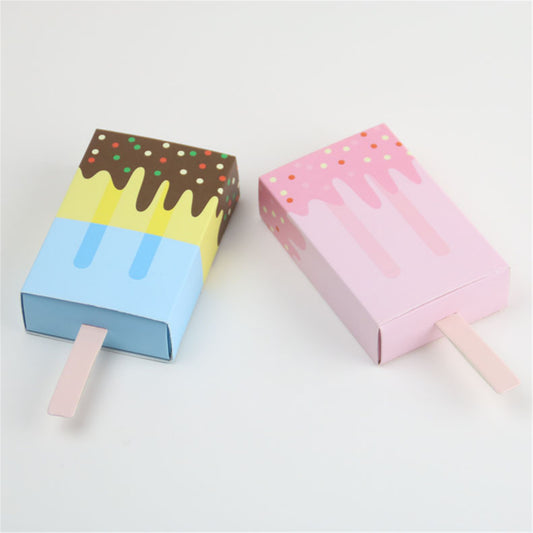 Ice Cream Shaped Candy favor boxes-Ice Cream Pop Boxes-Gift Boxes-Baby shower candy boxes-treat boxes-Birthday party sweet candy boxes