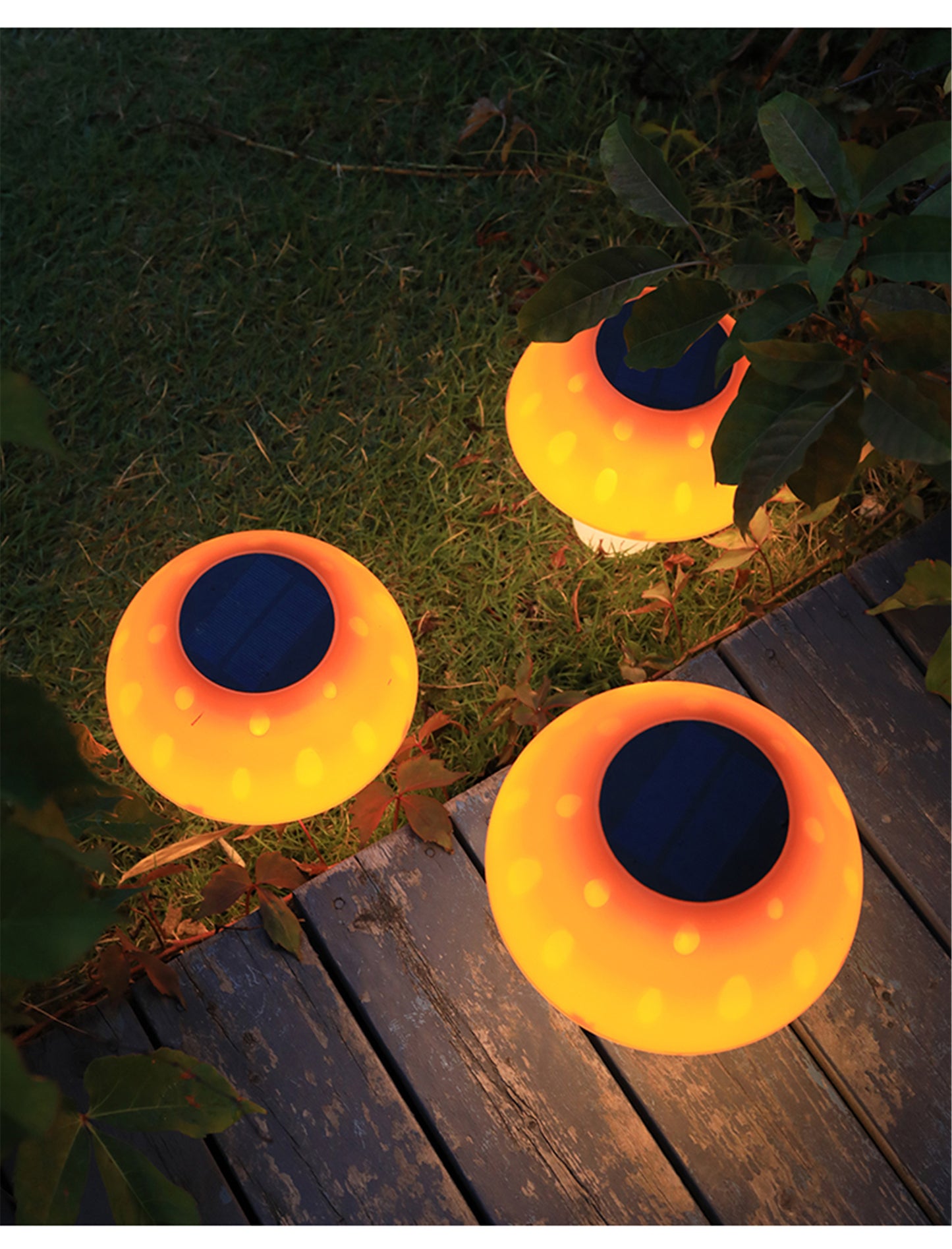 Solar Mushroon Lights for Garden Decoration-Solar Led lights-Outdoor waterproof solar lights for Pathway,Landscape,Porch,Lawn,Weddings Decor