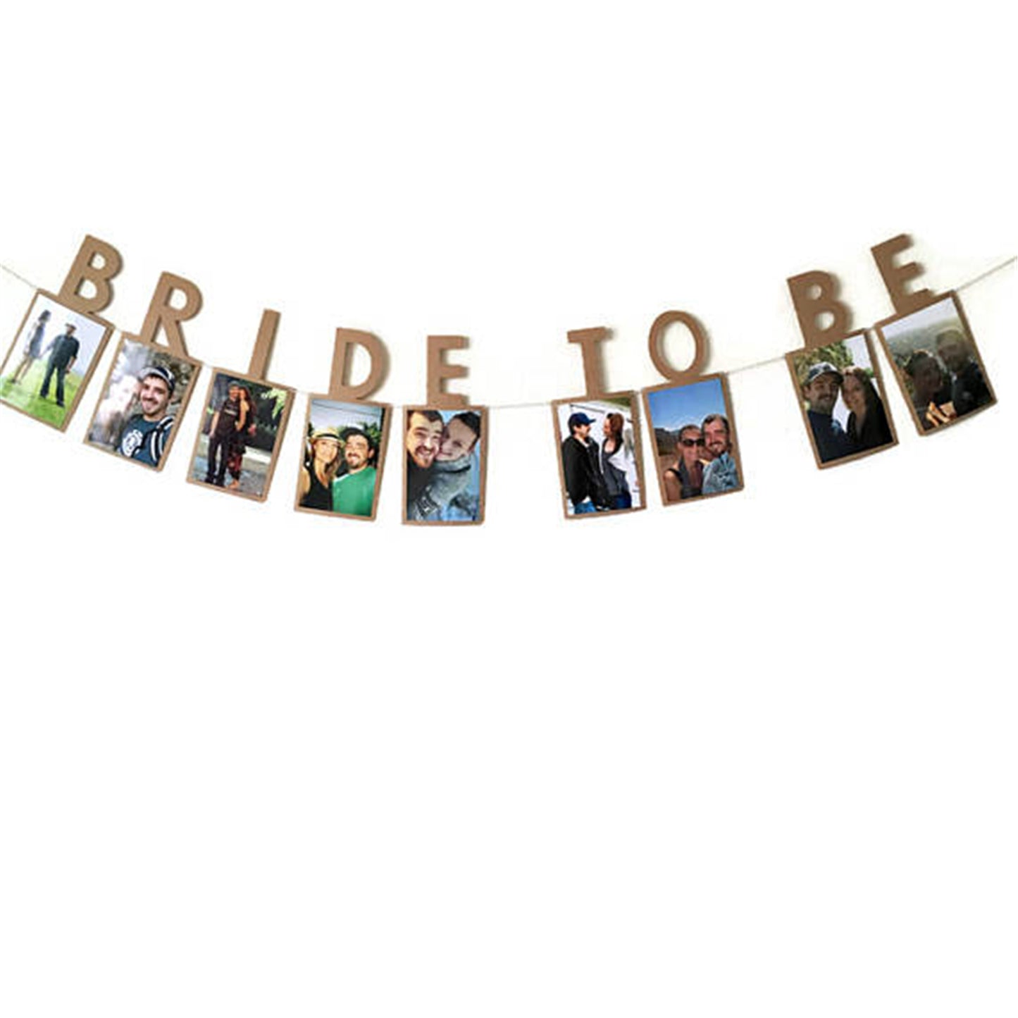 Bride to Be Photo Banner-Gold bride to be picture banner garland with Ring-Wedding sign Bridal shower photo bunting-Hen do parry decor