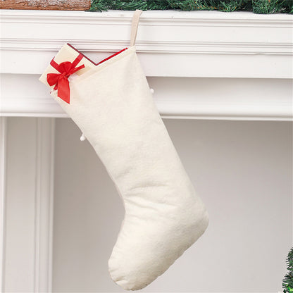 Christmas Stockings Personalized Holiday Stockings Custom Stocking with Name Gift Pattern Stocking for Family Christmas Ornament Decoration