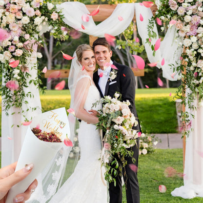 Wedding Confetti Cone Holder 3 layers 24 Holes Paper Confetti Stand Tray Boxes White Kraft Circular Afternoon Tea Style Confetti Holder