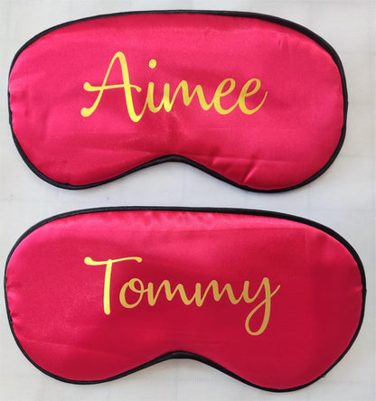 Personalized Sleep Mask Customized Eye Masks Custom Satin Eye Mask Bridesmaid Propossal Gift Custom Gift For Bridesmaid Bachelor party gifts