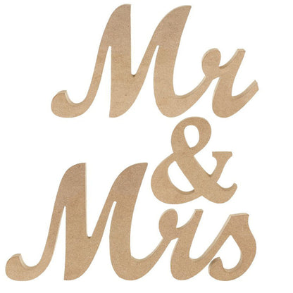 Mr & Mrs wedding sign