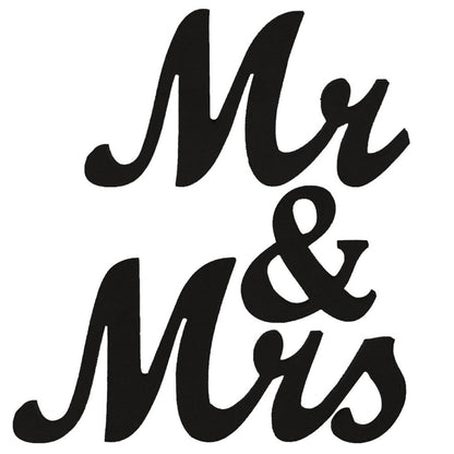 Mr & Mrs wedding sign