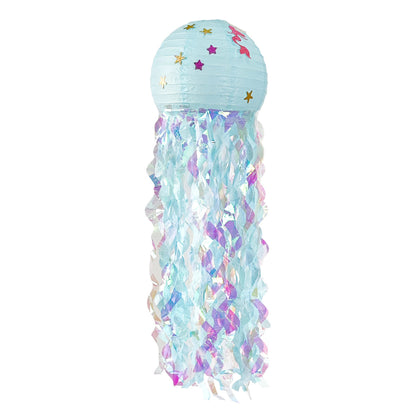 Mermaid Jellyfish Paper Lanterns with tassel- Little Mermaid Theme party-Mermaid Birthday Party, Under The Sea Party-Mermaid Baby Shower