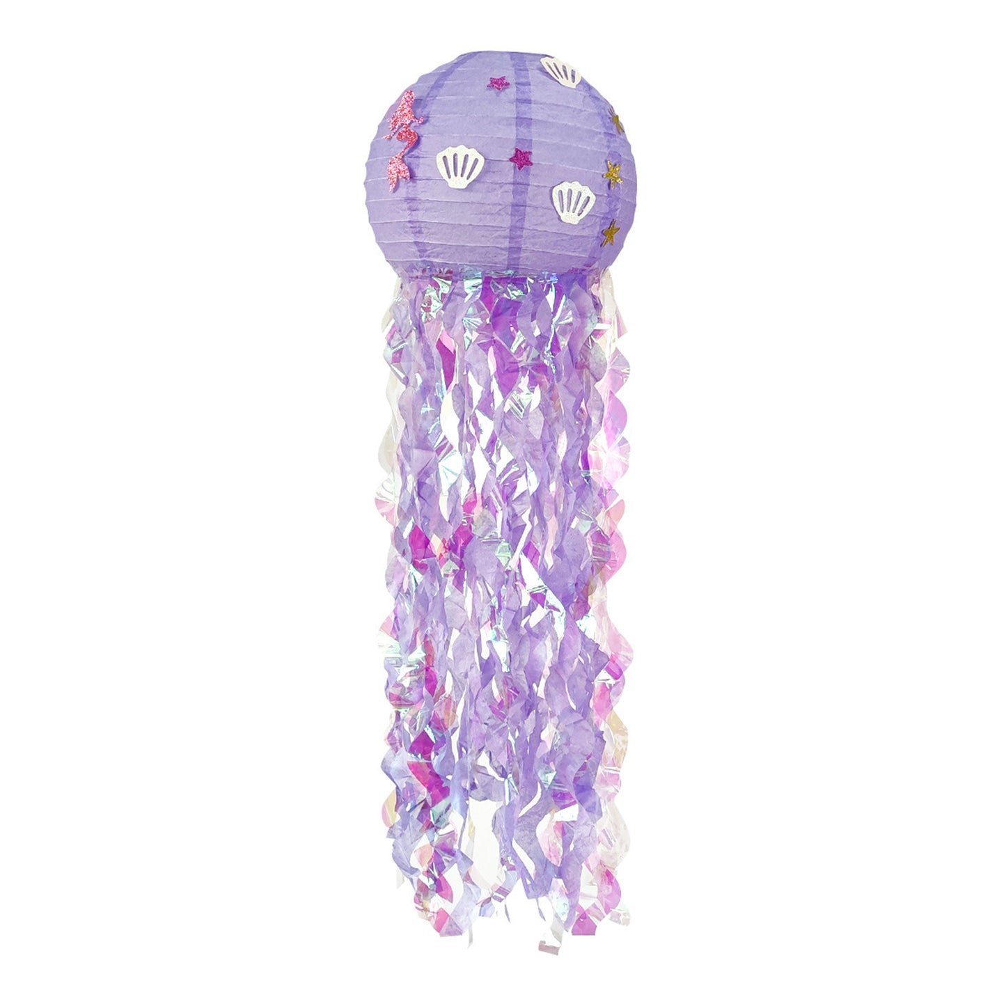 Mermaid Jellyfish Paper Lanterns with tassel- Little Mermaid Theme party-Mermaid Birthday Party, Under The Sea Party-Mermaid Baby Shower