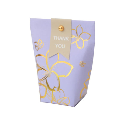 Wedding favor boxes with gold stamped -Bridal shower candy boxes-treat boxes-party favor box-bridal favor box-engagement party favor box