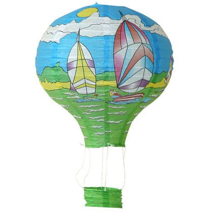 Pattern Hot air balloon paper lantern-hanging paper lantern-Hot air balloon lanterns for kid's party,birthday party room hanging decorations